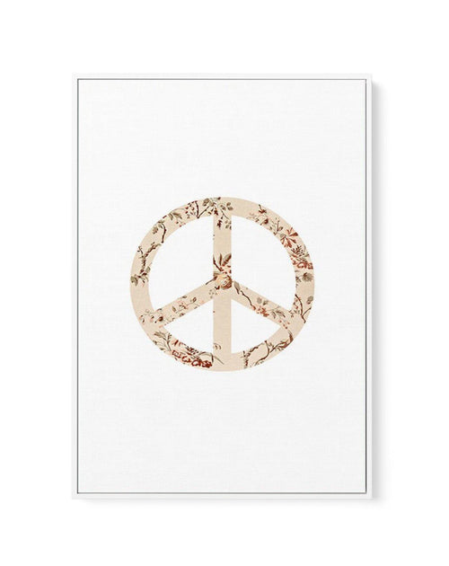 Peace Sign | Pastel Vintage | Framed Canvas-CANVAS-You can shop wall art online with Olive et Oriel for everything from abstract art to fun kids wall art. Our beautiful modern art prints and canvas art are available from large canvas prints to wall art paintings and our proudly Australian artwork collection offers only the highest quality framed large wall art and canvas art Australia - You can buy fashion photography prints or Hampton print posters and paintings on canvas from Olive et Oriel an