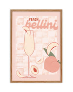 Peach Bellini Art Print-PRINT-Olive et Oriel-Olive et Oriel-50x70 cm | 19.6" x 27.5"-Walnut-With White Border-Buy-Australian-Art-Prints-Online-with-Olive-et-Oriel-Your-Artwork-Specialists-Austrailia-Decorate-With-Coastal-Photo-Wall-Art-Prints-From-Our-Beach-House-Artwork-Collection-Fine-Poster-and-Framed-Artwork