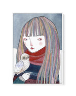 Petite Owl | Framed Canvas-CANVAS-You can shop wall art online with Olive et Oriel for everything from abstract art to fun kids wall art. Our beautiful modern art prints and canvas art are available from large canvas prints to wall art paintings and our proudly Australian artwork collection offers only the highest quality framed large wall art and canvas art Australia - You can buy fashion photography prints or Hampton print posters and paintings on canvas from Olive et Oriel and have them deliv