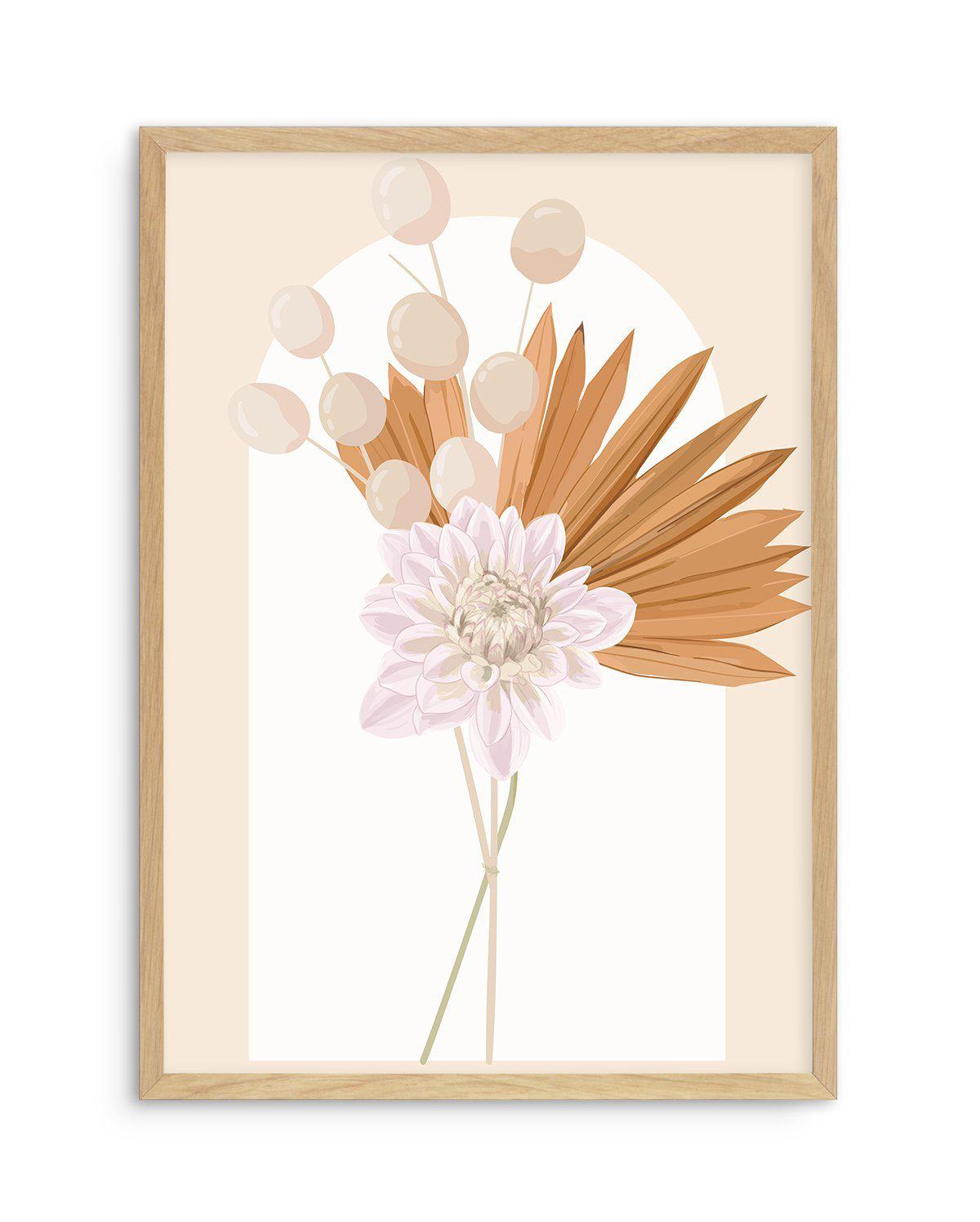 Petite Posy I Art Print-PRINT-Olive et Oriel-Olive et Oriel-A5 | 5.8" x 8.3" | 14.8 x 21cm-Oak-With White Border-Buy-Australian-Art-Prints-Online-with-Olive-et-Oriel-Your-Artwork-Specialists-Austrailia-Decorate-With-Coastal-Photo-Wall-Art-Prints-From-Our-Beach-House-Artwork-Collection-Fine-Poster-and-Framed-Artwork