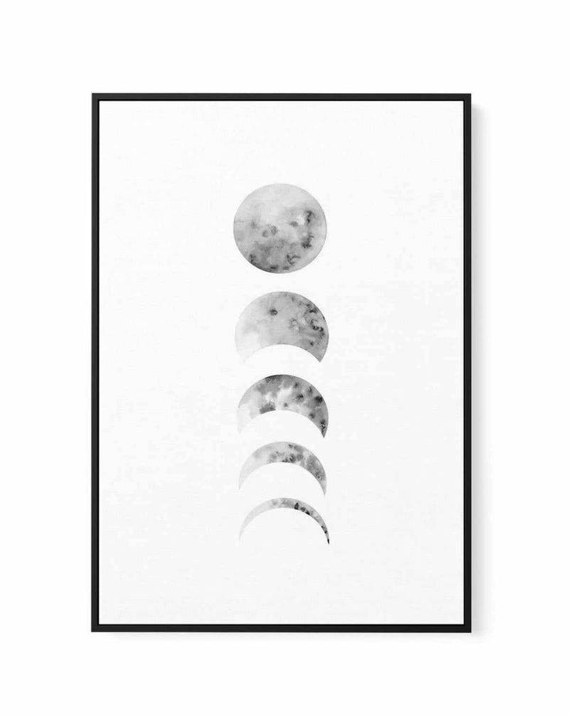 Phases Of The Moon | Framed Canvas-CANVAS-You can shop wall art online with Olive et Oriel for everything from abstract art to fun kids wall art. Our beautiful modern art prints and canvas art are available from large canvas prints to wall art paintings and our proudly Australian artwork collection offers only the highest quality framed large wall art and canvas art Australia - You can buy fashion photography prints or Hampton print posters and paintings on canvas from Olive et Oriel and have th