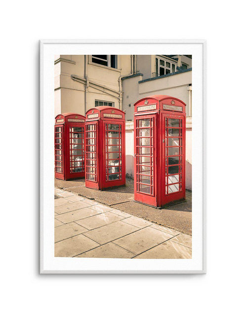 Phone Home, London Art Print-PRINT-Olive et Oriel-Olive et Oriel-A5 | 5.8" x 8.3" | 14.8 x 21cm-Unframed Art Print-With White Border-Buy-Australian-Art-Prints-Online-with-Olive-et-Oriel-Your-Artwork-Specialists-Austrailia-Decorate-With-Coastal-Photo-Wall-Art-Prints-From-Our-Beach-House-Artwork-Collection-Fine-Poster-and-Framed-Artwork