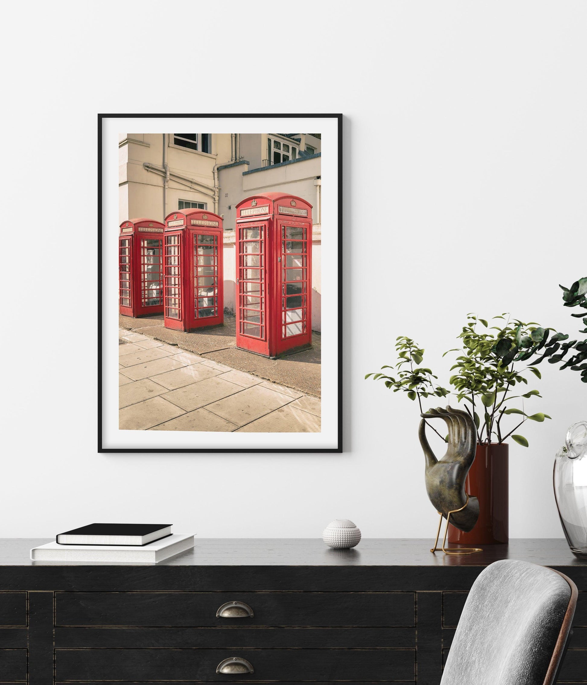 Phone Home, London Art Print-PRINT-Olive et Oriel-Olive et Oriel-Buy-Australian-Art-Prints-Online-with-Olive-et-Oriel-Your-Artwork-Specialists-Austrailia-Decorate-With-Coastal-Photo-Wall-Art-Prints-From-Our-Beach-House-Artwork-Collection-Fine-Poster-and-Framed-Artwork