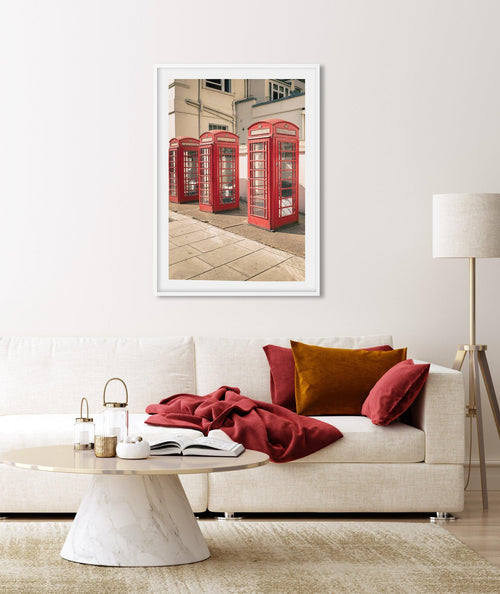 Phone Home, London Art Print-PRINT-Olive et Oriel-Olive et Oriel-Buy-Australian-Art-Prints-Online-with-Olive-et-Oriel-Your-Artwork-Specialists-Austrailia-Decorate-With-Coastal-Photo-Wall-Art-Prints-From-Our-Beach-House-Artwork-Collection-Fine-Poster-and-Framed-Artwork