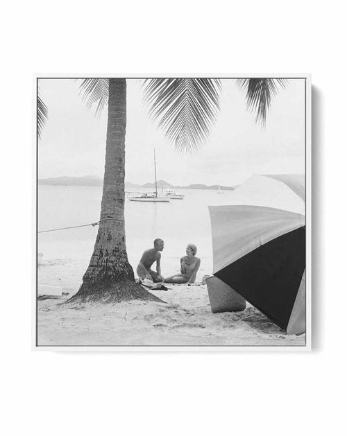 Picnic Under The Palms | Tom Kelley Archive SQ | Framed Canvas-CANVAS-You can shop wall art online with Olive et Oriel for everything from abstract art to fun kids wall art. Our beautiful modern art prints and canvas art are available from large canvas prints to wall art paintings and our proudly Australian artwork collection offers only the highest quality framed large wall art and canvas art Australia - You can buy fashion photography prints or Hampton print posters and paintings on canvas fro