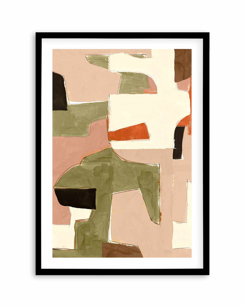 Pieces No 1 Art Print-PRINT-Olive et Oriel-PI Creative-A5 | 5.8" x 8.3" | 14.8 x 21cm-Black-With White Border-Buy-Australian-Art-Prints-Online-with-Olive-et-Oriel-Your-Artwork-Specialists-Austrailia-Decorate-With-Coastal-Photo-Wall-Art-Prints-From-Our-Beach-House-Artwork-Collection-Fine-Poster-and-Framed-Artwork