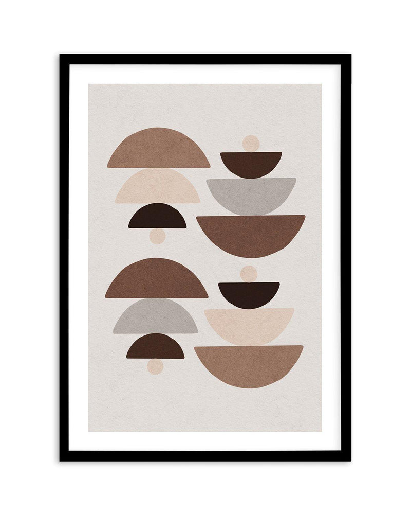 Pile De Forme Art Print-PRINT-Olive et Oriel-Olive et Oriel-A4 | 8.3" x 11.7" | 21 x 29.7cm-Black-With White Border-Buy-Australian-Art-Prints-Online-with-Olive-et-Oriel-Your-Artwork-Specialists-Austrailia-Decorate-With-Coastal-Photo-Wall-Art-Prints-From-Our-Beach-House-Artwork-Collection-Fine-Poster-and-Framed-Artwork
