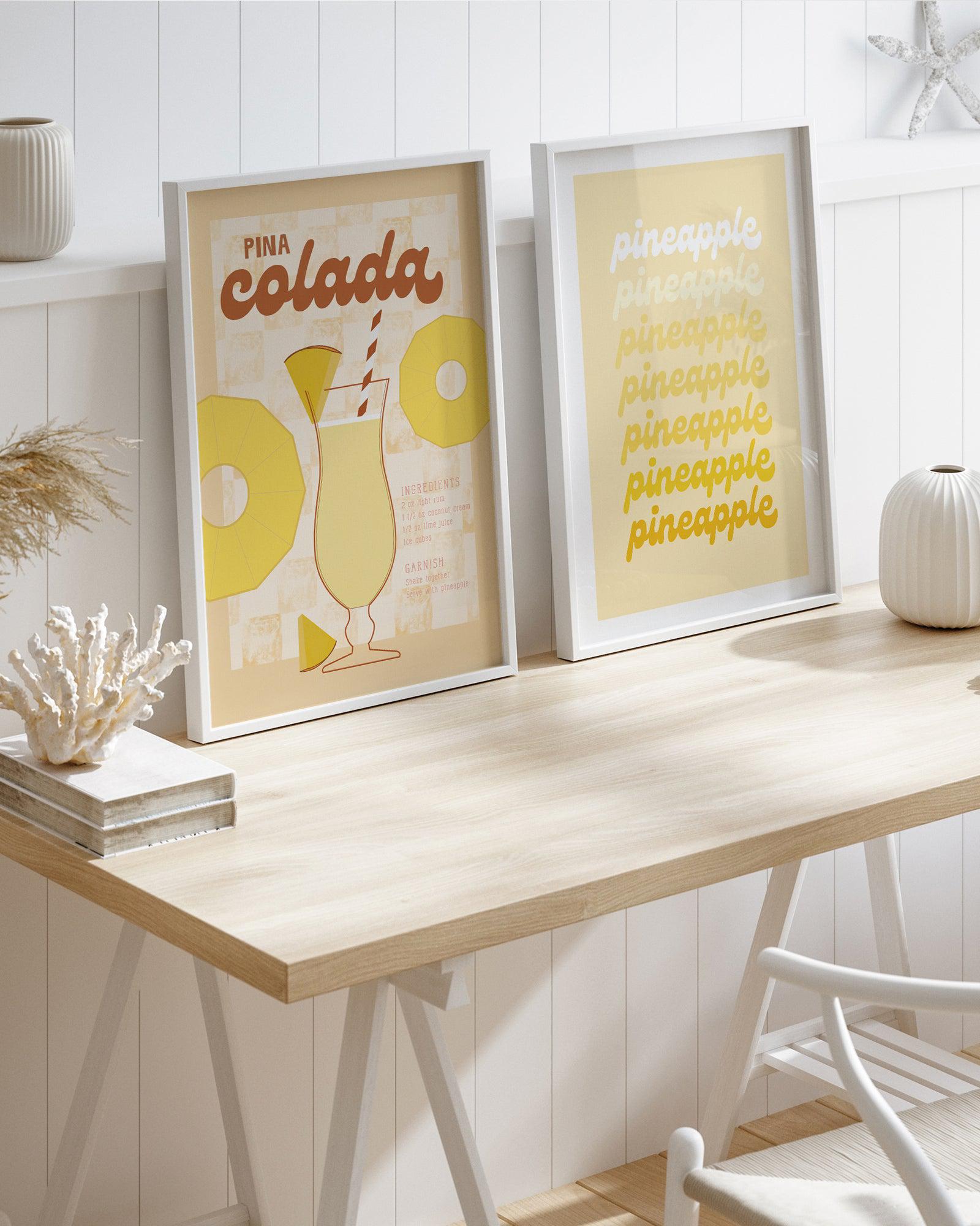 Pina Colada Art Print-PRINT-Olive et Oriel-Olive et Oriel-Buy-Australian-Art-Prints-Online-with-Olive-et-Oriel-Your-Artwork-Specialists-Austrailia-Decorate-With-Coastal-Photo-Wall-Art-Prints-From-Our-Beach-House-Artwork-Collection-Fine-Poster-and-Framed-Artwork