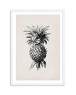 Pineapple Illustration Art Print-PRINT-Olive et Oriel-Olive et Oriel-A5 | 5.8" x 8.3" | 14.8 x 21cm-White-With White Border-Buy-Australian-Art-Prints-Online-with-Olive-et-Oriel-Your-Artwork-Specialists-Austrailia-Decorate-With-Coastal-Photo-Wall-Art-Prints-From-Our-Beach-House-Artwork-Collection-Fine-Poster-and-Framed-Artwork