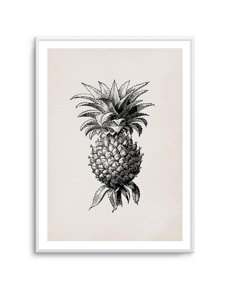 Pineapple Illustration Art Print-PRINT-Olive et Oriel-Olive et Oriel-A5 | 5.8" x 8.3" | 14.8 x 21cm-Unframed Art Print-With White Border-Buy-Australian-Art-Prints-Online-with-Olive-et-Oriel-Your-Artwork-Specialists-Austrailia-Decorate-With-Coastal-Photo-Wall-Art-Prints-From-Our-Beach-House-Artwork-Collection-Fine-Poster-and-Framed-Artwork