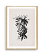 Pineapple Illustration Art Print-PRINT-Olive et Oriel-Olive et Oriel-A5 | 5.8" x 8.3" | 14.8 x 21cm-Oak-With White Border-Buy-Australian-Art-Prints-Online-with-Olive-et-Oriel-Your-Artwork-Specialists-Austrailia-Decorate-With-Coastal-Photo-Wall-Art-Prints-From-Our-Beach-House-Artwork-Collection-Fine-Poster-and-Framed-Artwork