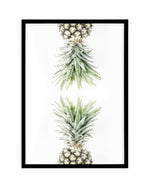 Pineapple I Art Print-PRINT-Olive et Oriel-Olive et Oriel-A5 | 5.8" x 8.3" | 14.8 x 21cm-Black-With White Border-Buy-Australian-Art-Prints-Online-with-Olive-et-Oriel-Your-Artwork-Specialists-Austrailia-Decorate-With-Coastal-Photo-Wall-Art-Prints-From-Our-Beach-House-Artwork-Collection-Fine-Poster-and-Framed-Artwork