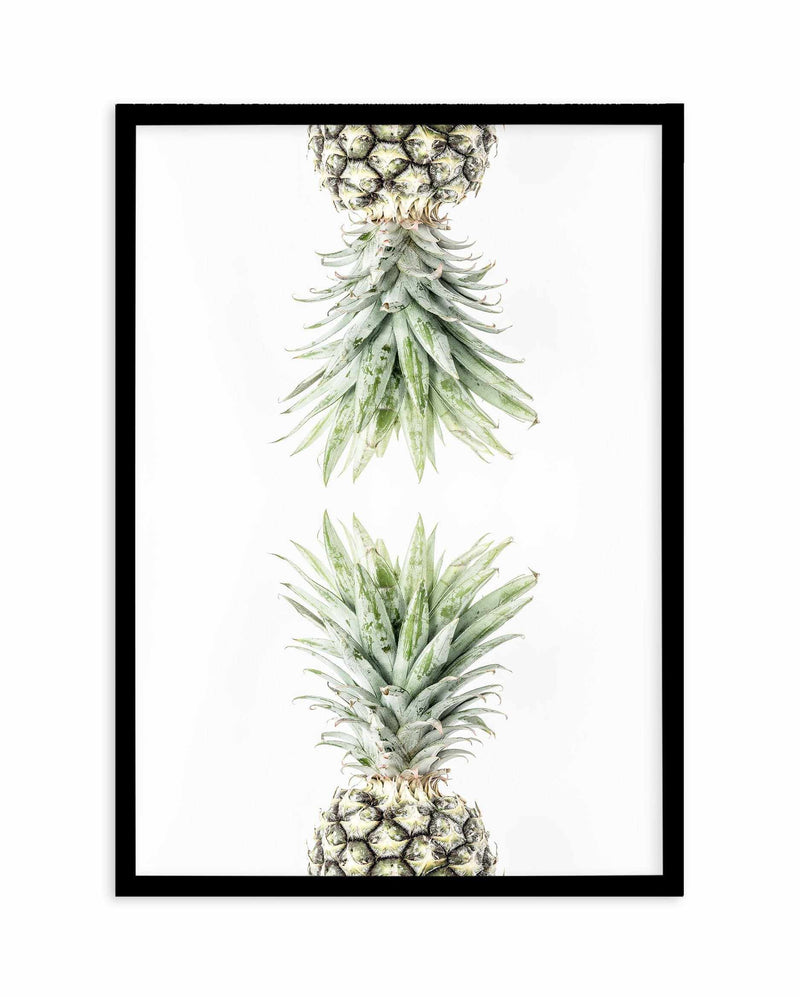 Pineapple I Art Print-PRINT-Olive et Oriel-Olive et Oriel-A5 | 5.8" x 8.3" | 14.8 x 21cm-Black-With White Border-Buy-Australian-Art-Prints-Online-with-Olive-et-Oriel-Your-Artwork-Specialists-Austrailia-Decorate-With-Coastal-Photo-Wall-Art-Prints-From-Our-Beach-House-Artwork-Collection-Fine-Poster-and-Framed-Artwork
