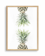 Pineapple I Art Print-PRINT-Olive et Oriel-Olive et Oriel-A5 | 5.8" x 8.3" | 14.8 x 21cm-Oak-With White Border-Buy-Australian-Art-Prints-Online-with-Olive-et-Oriel-Your-Artwork-Specialists-Austrailia-Decorate-With-Coastal-Photo-Wall-Art-Prints-From-Our-Beach-House-Artwork-Collection-Fine-Poster-and-Framed-Artwork