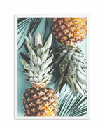 Pineapple & Palms Art Print-PRINT-Olive et Oriel-Olive et Oriel-A4 | 8.3" x 11.7" | 21 x 29.7cm-White-With White Border-Buy-Australian-Art-Prints-Online-with-Olive-et-Oriel-Your-Artwork-Specialists-Austrailia-Decorate-With-Coastal-Photo-Wall-Art-Prints-From-Our-Beach-House-Artwork-Collection-Fine-Poster-and-Framed-Artwork