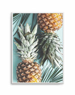 Pineapple & Palms Art Print-PRINT-Olive et Oriel-Olive et Oriel-A4 | 8.3" x 11.7" | 21 x 29.7cm-Unframed Art Print-With White Border-Buy-Australian-Art-Prints-Online-with-Olive-et-Oriel-Your-Artwork-Specialists-Austrailia-Decorate-With-Coastal-Photo-Wall-Art-Prints-From-Our-Beach-House-Artwork-Collection-Fine-Poster-and-Framed-Artwork