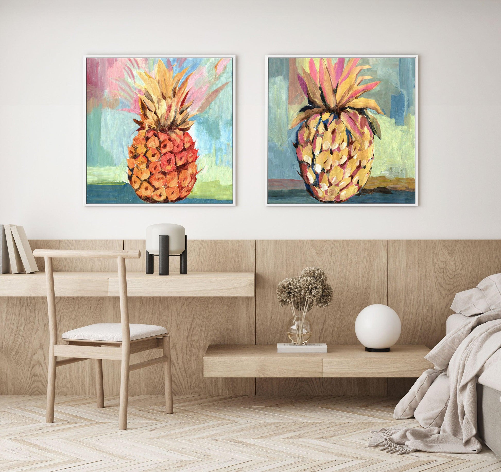 Pineapple Study No 1 SQ Framed Canvas-CANVAS-You can shop wall art online with Olive et Oriel for everything from abstract art to fun kids wall art. Our beautiful modern art prints and canvas art are available from large canvas prints to wall art paintings and our proudly Australian artwork collection offers only the highest quality framed large wall art and canvas art Australia - You can buy fashion photography prints or Hampton print posters and paintings on canvas from Olive et Oriel and have