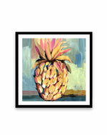 Pineapple Study No 2 Square Art Print