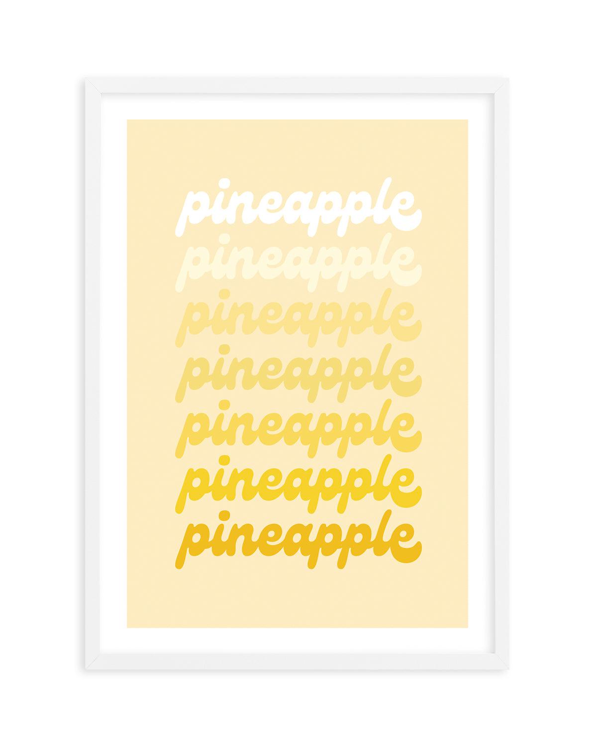 Pineapple Art Print-PRINT-Olive et Oriel-Olive et Oriel-A5 | 5.8" x 8.3" | 14.8 x 21cm-White-With White Border-Buy-Australian-Art-Prints-Online-with-Olive-et-Oriel-Your-Artwork-Specialists-Austrailia-Decorate-With-Coastal-Photo-Wall-Art-Prints-From-Our-Beach-House-Artwork-Collection-Fine-Poster-and-Framed-Artwork