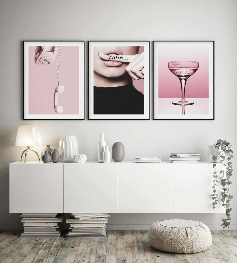 Pink Champagne Art Print-PRINT-Olive et Oriel-Olive et Oriel-Buy-Australian-Art-Prints-Online-with-Olive-et-Oriel-Your-Artwork-Specialists-Austrailia-Decorate-With-Coastal-Photo-Wall-Art-Prints-From-Our-Beach-House-Artwork-Collection-Fine-Poster-and-Framed-Artwork