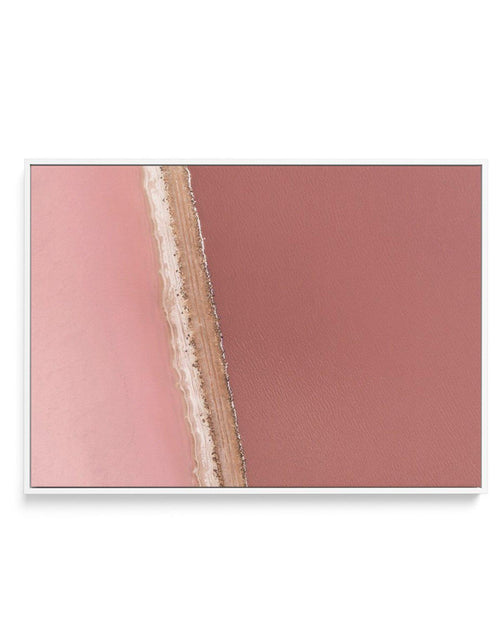 Pink Lakes | Framed Canvas-CANVAS-You can shop wall art online with Olive et Oriel for everything from abstract art to fun kids wall art. Our beautiful modern art prints and canvas art are available from large canvas prints to wall art paintings and our proudly Australian artwork collection offers only the highest quality framed large wall art and canvas art Australia - You can buy fashion photography prints or Hampton print posters and paintings on canvas from Olive et Oriel and have them deliv