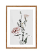 Pink Lisianthus IV Art Print-PRINT-Olive et Oriel-Olive et Oriel-50x70 cm | 19.6" x 27.5"-Walnut-With White Border-Buy-Australian-Art-Prints-Online-with-Olive-et-Oriel-Your-Artwork-Specialists-Austrailia-Decorate-With-Coastal-Photo-Wall-Art-Prints-From-Our-Beach-House-Artwork-Collection-Fine-Poster-and-Framed-Artwork