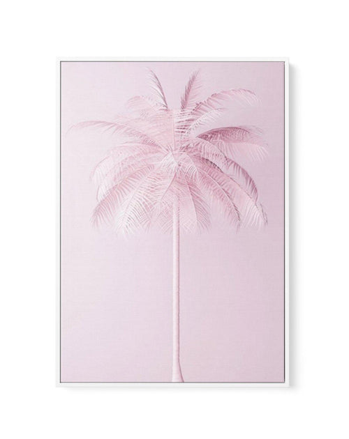 Pink Palm | Framed Canvas-CANVAS-You can shop wall art online with Olive et Oriel for everything from abstract art to fun kids wall art. Our beautiful modern art prints and canvas art are available from large canvas prints to wall art paintings and our proudly Australian artwork collection offers only the highest quality framed large wall art and canvas art Australia - You can buy fashion photography prints or Hampton print posters and paintings on canvas from Olive et Oriel and have them delive