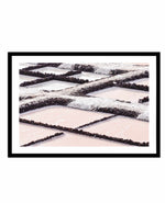 Pink Salt Lakes Art Print-PRINT-Olive et Oriel-Olive et Oriel-A4 | 8.3" x 11.7" | 21 x 29.7cm-Black-With White Border-Buy-Australian-Art-Prints-Online-with-Olive-et-Oriel-Your-Artwork-Specialists-Austrailia-Decorate-With-Coastal-Photo-Wall-Art-Prints-From-Our-Beach-House-Artwork-Collection-Fine-Poster-and-Framed-Artwork