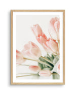 Pink Tulips I Art Print-PRINT-Olive et Oriel-Olive et Oriel-A5 | 5.8" x 8.3" | 14.8 x 21cm-Oak-With White Border-Buy-Australian-Art-Prints-Online-with-Olive-et-Oriel-Your-Artwork-Specialists-Austrailia-Decorate-With-Coastal-Photo-Wall-Art-Prints-From-Our-Beach-House-Artwork-Collection-Fine-Poster-and-Framed-Artwork