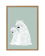 Polar Bear II | Mint Art Print-PRINT-Olive et Oriel-Olive et Oriel-50x70 cm | 19.6" x 27.5"-Walnut-With White Border-Buy-Australian-Art-Prints-Online-with-Olive-et-Oriel-Your-Artwork-Specialists-Austrailia-Decorate-With-Coastal-Photo-Wall-Art-Prints-From-Our-Beach-House-Artwork-Collection-Fine-Poster-and-Framed-Artwork