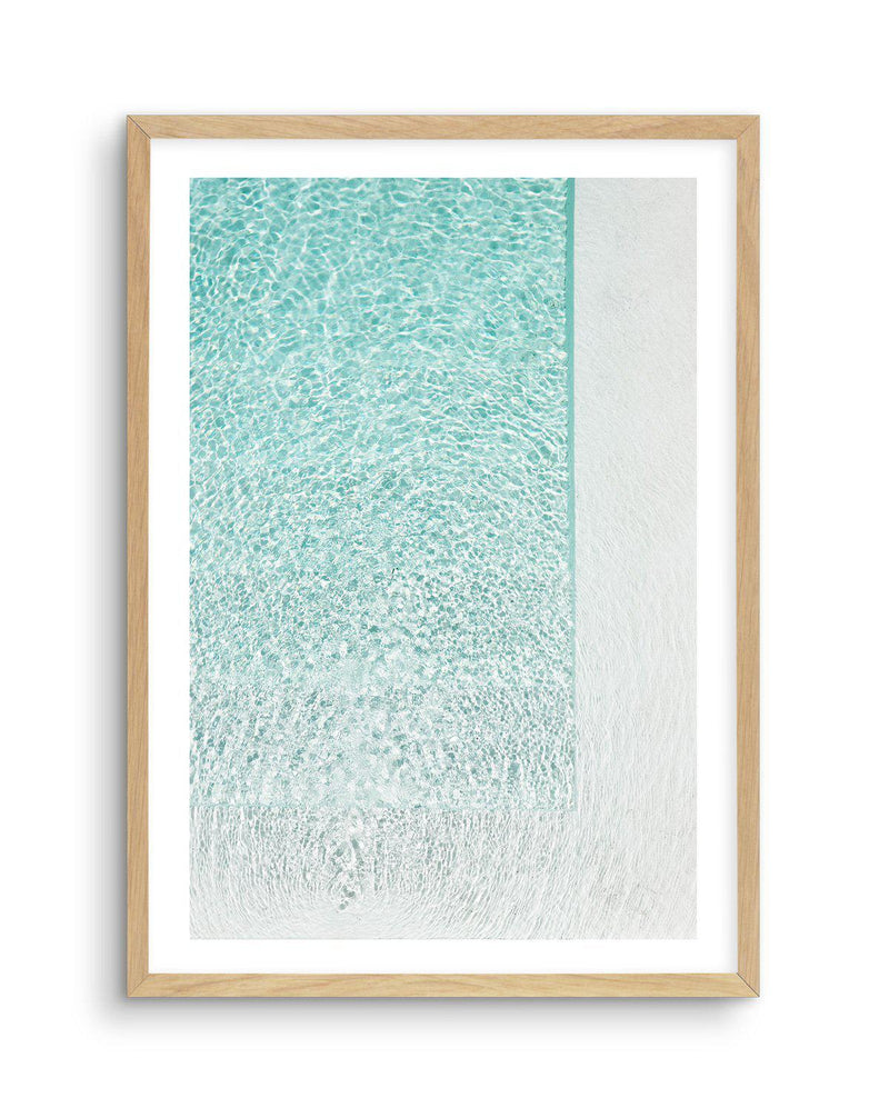 Pool Breeze Art Print-PRINT-Olive et Oriel-Olive et Oriel-A5 | 5.8" x 8.3" | 14.8 x 21cm-Oak-With White Border-Buy-Australian-Art-Prints-Online-with-Olive-et-Oriel-Your-Artwork-Specialists-Austrailia-Decorate-With-Coastal-Photo-Wall-Art-Prints-From-Our-Beach-House-Artwork-Collection-Fine-Poster-and-Framed-Artwork