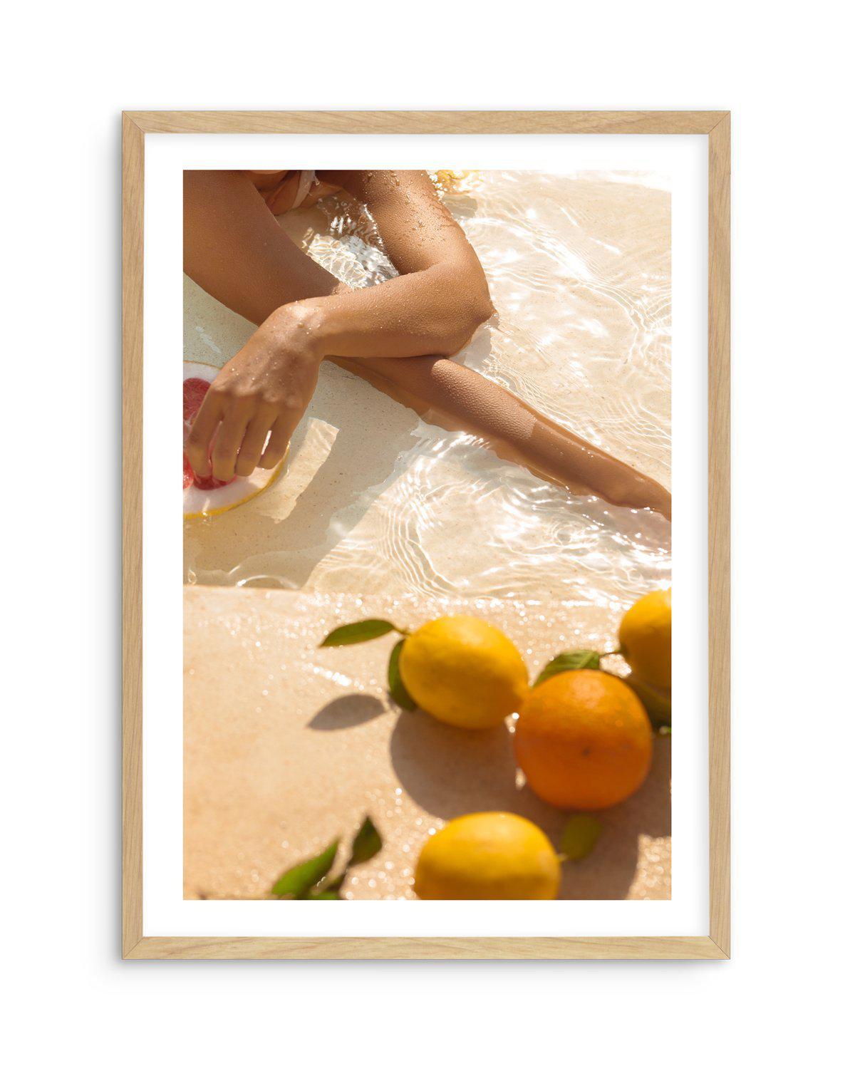 Pool Time II Art Print-PRINT-Olive et Oriel-Olive et Oriel-A5 | 5.8" x 8.3" | 14.8 x 21cm-Oak-With White Border-Buy-Australian-Art-Prints-Online-with-Olive-et-Oriel-Your-Artwork-Specialists-Austrailia-Decorate-With-Coastal-Photo-Wall-Art-Prints-From-Our-Beach-House-Artwork-Collection-Fine-Poster-and-Framed-Artwork