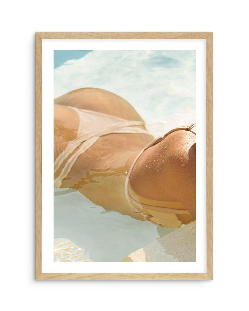 Pool Time IV Art Print-PRINT-Olive et Oriel-Olive et Oriel-A5 | 5.8" x 8.3" | 14.8 x 21cm-Oak-With White Border-Buy-Australian-Art-Prints-Online-with-Olive-et-Oriel-Your-Artwork-Specialists-Austrailia-Decorate-With-Coastal-Photo-Wall-Art-Prints-From-Our-Beach-House-Artwork-Collection-Fine-Poster-and-Framed-Artwork