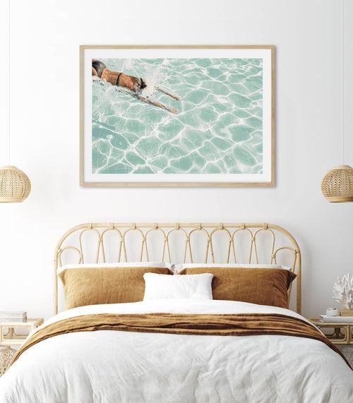 Pool Time V LS Art Print-PRINT-Olive et Oriel-Olive et Oriel-Buy-Australian-Art-Prints-Online-with-Olive-et-Oriel-Your-Artwork-Specialists-Austrailia-Decorate-With-Coastal-Photo-Wall-Art-Prints-From-Our-Beach-House-Artwork-Collection-Fine-Poster-and-Framed-Artwork