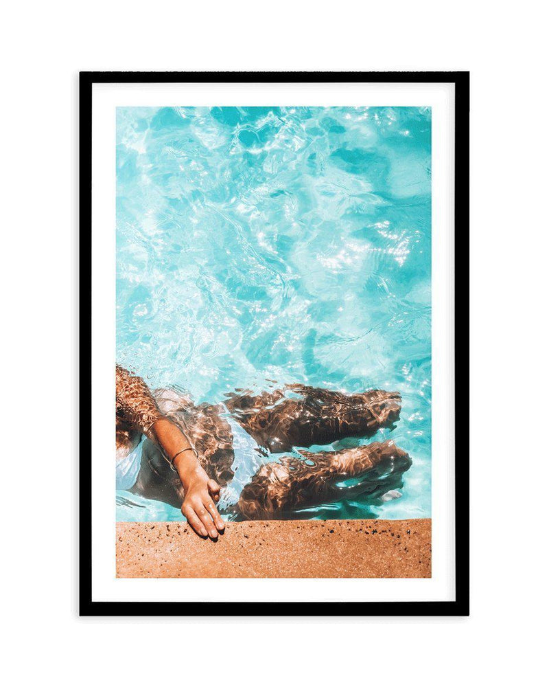 Poolside Bliss II Art Print-PRINT-Olive et Oriel-Olive et Oriel-A5 | 5.8" x 8.3" | 14.8 x 21cm-Black-With White Border-Buy-Australian-Art-Prints-Online-with-Olive-et-Oriel-Your-Artwork-Specialists-Austrailia-Decorate-With-Coastal-Photo-Wall-Art-Prints-From-Our-Beach-House-Artwork-Collection-Fine-Poster-and-Framed-Artwork