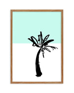 Pop Art Palm Tree Art Print-PRINT-Olive et Oriel-Olive et Oriel-50x70 cm | 19.6" x 27.5"-Walnut-With White Border-Buy-Australian-Art-Prints-Online-with-Olive-et-Oriel-Your-Artwork-Specialists-Austrailia-Decorate-With-Coastal-Photo-Wall-Art-Prints-From-Our-Beach-House-Artwork-Collection-Fine-Poster-and-Framed-Artwork