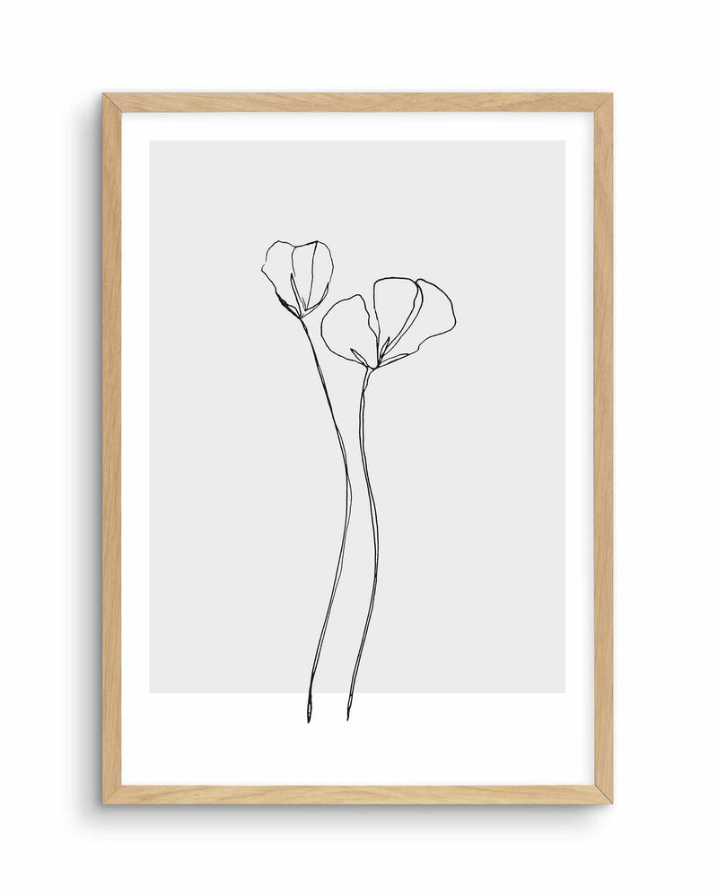 Poppy | Illustration Art Print-PRINT-Olive et Oriel-Olive et Oriel-A5 | 5.8" x 8.3" | 14.8 x 21cm-Oak-With White Border-Buy-Australian-Art-Prints-Online-with-Olive-et-Oriel-Your-Artwork-Specialists-Austrailia-Decorate-With-Coastal-Photo-Wall-Art-Prints-From-Our-Beach-House-Artwork-Collection-Fine-Poster-and-Framed-Artwork