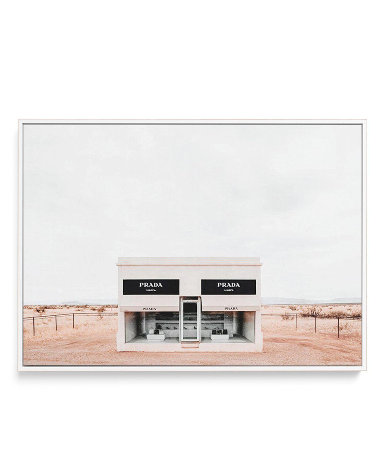 Prada Marfa | Texas | Framed Canvas-CANVAS-You can shop wall art online with Olive et Oriel for everything from abstract art to fun kids wall art. Our beautiful modern art prints and canvas art are available from large canvas prints to wall art paintings and our proudly Australian artwork collection offers only the highest quality framed large wall art and canvas art Australia - You can buy fashion photography prints or Hampton print posters and paintings on canvas from Olive et Oriel and have t