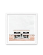 Prada Marfa | Texas SQ Art Print-PRINT-Olive et Oriel-Olive et Oriel-70x70 cm | 27.5" x 27.5"-White-With White Border-Buy-Australian-Art-Prints-Online-with-Olive-et-Oriel-Your-Artwork-Specialists-Austrailia-Decorate-With-Coastal-Photo-Wall-Art-Prints-From-Our-Beach-House-Artwork-Collection-Fine-Poster-and-Framed-Artwork