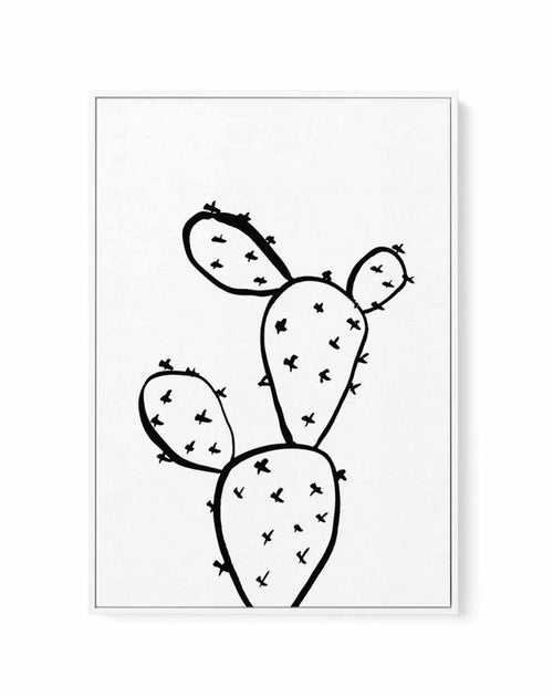 Prickly Pear Cactus | Framed Canvas-CANVAS-You can shop wall art online with Olive et Oriel for everything from abstract art to fun kids wall art. Our beautiful modern art prints and canvas art are available from large canvas prints to wall art paintings and our proudly Australian artwork collection offers only the highest quality framed large wall art and canvas art Australia - You can buy fashion photography prints or Hampton print posters and paintings on canvas from Olive et Oriel and have t