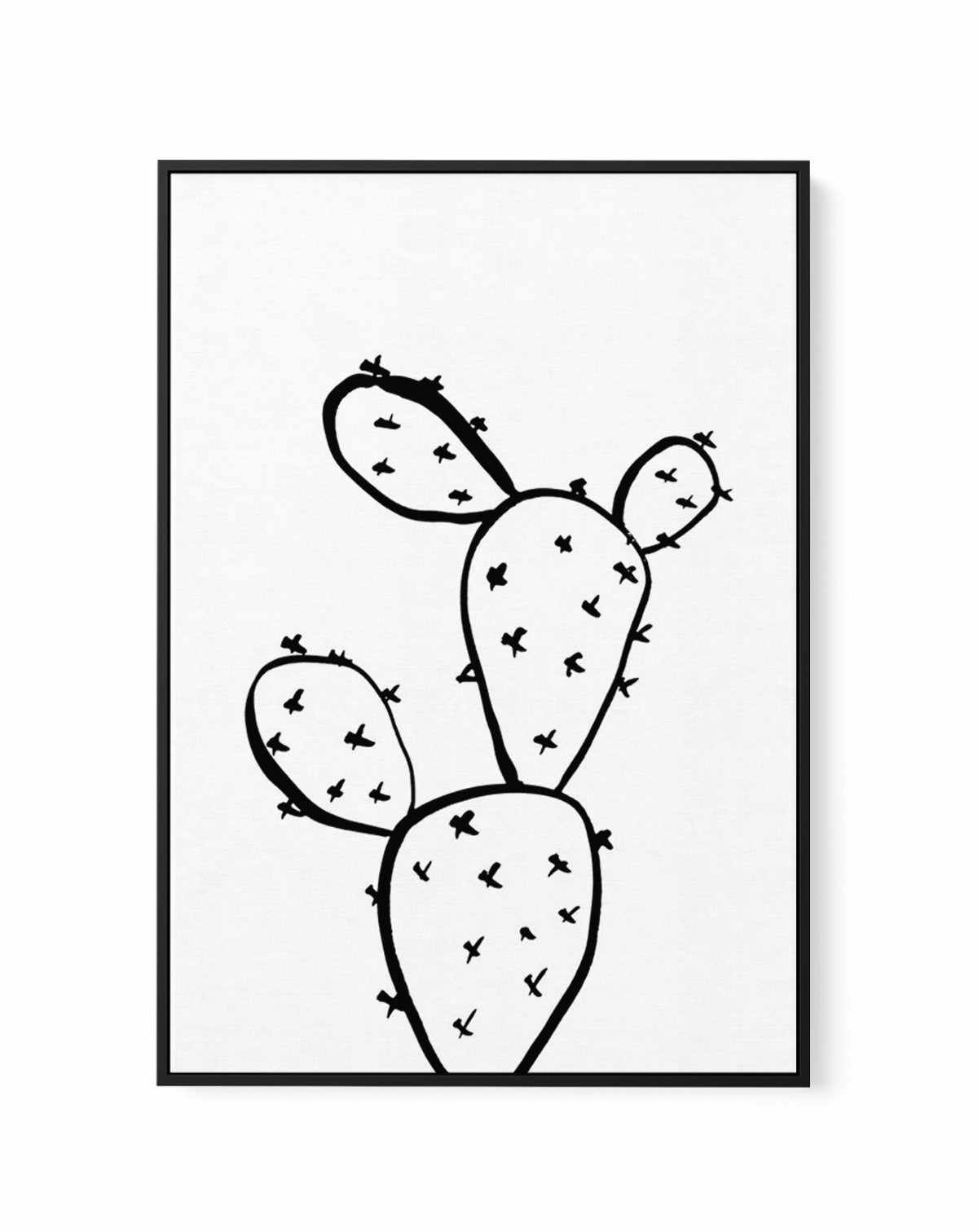 Prickly Pear Cactus | Framed Canvas-CANVAS-You can shop wall art online with Olive et Oriel for everything from abstract art to fun kids wall art. Our beautiful modern art prints and canvas art are available from large canvas prints to wall art paintings and our proudly Australian artwork collection offers only the highest quality framed large wall art and canvas art Australia - You can buy fashion photography prints or Hampton print posters and paintings on canvas from Olive et Oriel and have t