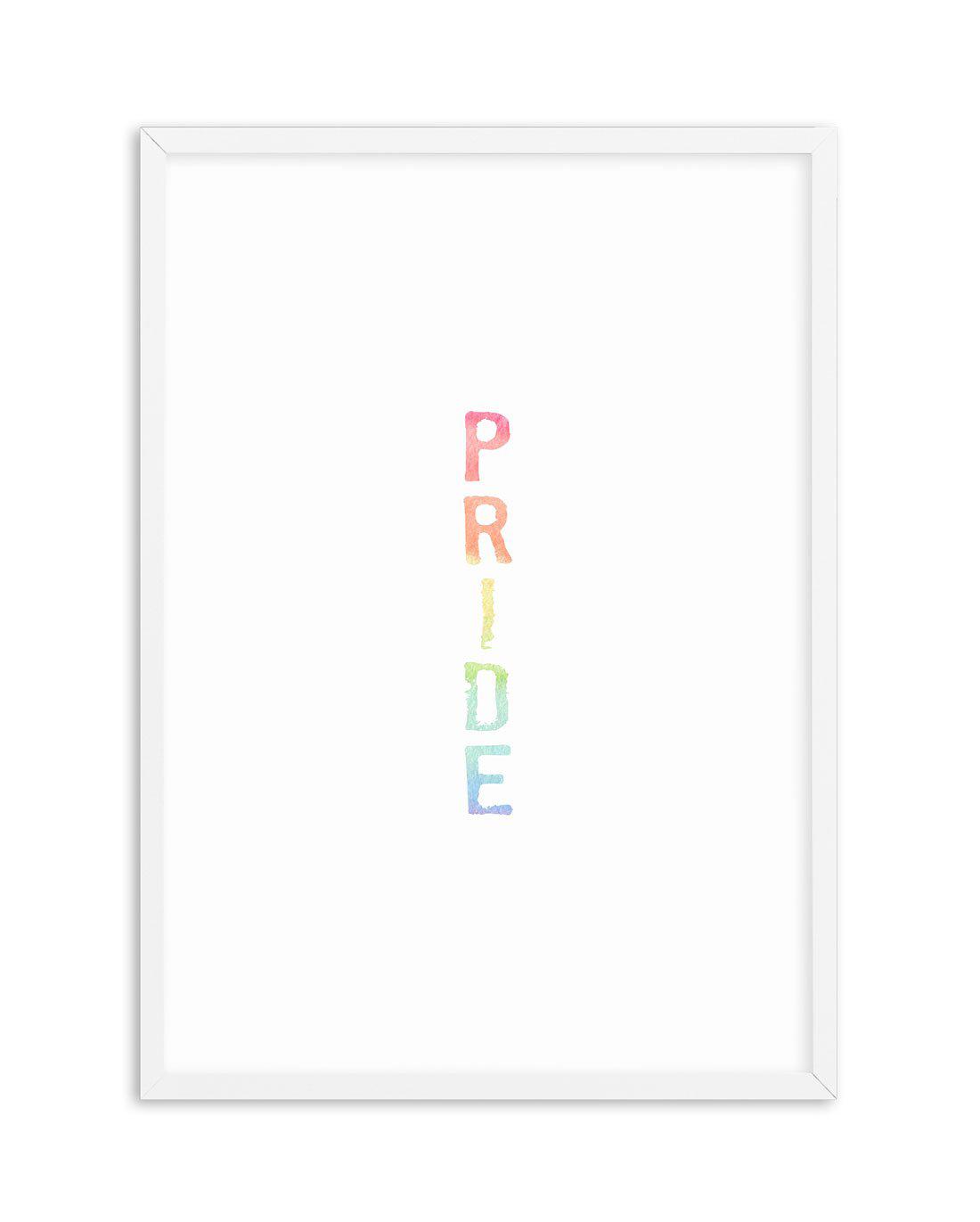 Pride | Rainbow Watercolour Art Print-PRINT-Olive et Oriel-Olive et Oriel-A5 | 5.8" x 8.3" | 14.8 x 21cm-White-With White Border-Buy-Australian-Art-Prints-Online-with-Olive-et-Oriel-Your-Artwork-Specialists-Austrailia-Decorate-With-Coastal-Photo-Wall-Art-Prints-From-Our-Beach-House-Artwork-Collection-Fine-Poster-and-Framed-Artwork