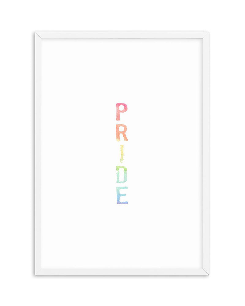 Pride | Rainbow Watercolour Art Print-PRINT-Olive et Oriel-Olive et Oriel-A5 | 5.8" x 8.3" | 14.8 x 21cm-White-With White Border-Buy-Australian-Art-Prints-Online-with-Olive-et-Oriel-Your-Artwork-Specialists-Austrailia-Decorate-With-Coastal-Photo-Wall-Art-Prints-From-Our-Beach-House-Artwork-Collection-Fine-Poster-and-Framed-Artwork