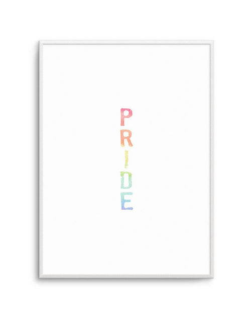 Pride | Rainbow Watercolour Art Print-PRINT-Olive et Oriel-Olive et Oriel-A5 | 5.8" x 8.3" | 14.8 x 21cm-Unframed Art Print-With White Border-Buy-Australian-Art-Prints-Online-with-Olive-et-Oriel-Your-Artwork-Specialists-Austrailia-Decorate-With-Coastal-Photo-Wall-Art-Prints-From-Our-Beach-House-Artwork-Collection-Fine-Poster-and-Framed-Artwork