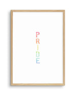 Pride | Rainbow Watercolour Art Print-PRINT-Olive et Oriel-Olive et Oriel-A5 | 5.8" x 8.3" | 14.8 x 21cm-Oak-With White Border-Buy-Australian-Art-Prints-Online-with-Olive-et-Oriel-Your-Artwork-Specialists-Austrailia-Decorate-With-Coastal-Photo-Wall-Art-Prints-From-Our-Beach-House-Artwork-Collection-Fine-Poster-and-Framed-Artwork
