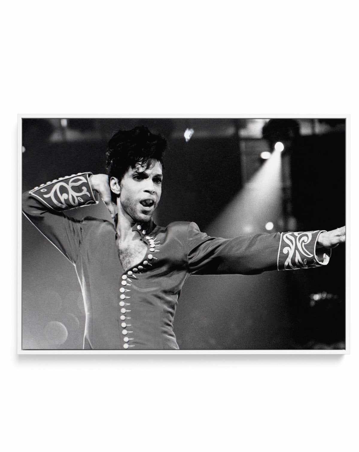 Prince | Tony Mott Collection | Framed Canvas-CANVAS-You can shop wall art online with Olive et Oriel for everything from abstract art to fun kids wall art. Our beautiful modern art prints and canvas art are available from large canvas prints to wall art paintings and our proudly Australian artwork collection offers only the highest quality framed large wall art and canvas art Australia - You can buy fashion photography prints or Hampton print posters and paintings on canvas from Olive et Oriel 