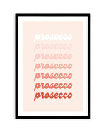 Prosecco Art Print-PRINT-Olive et Oriel-Olive et Oriel-A5 | 5.8" x 8.3" | 14.8 x 21cm-Black-With White Border-Buy-Australian-Art-Prints-Online-with-Olive-et-Oriel-Your-Artwork-Specialists-Austrailia-Decorate-With-Coastal-Photo-Wall-Art-Prints-From-Our-Beach-House-Artwork-Collection-Fine-Poster-and-Framed-Artwork