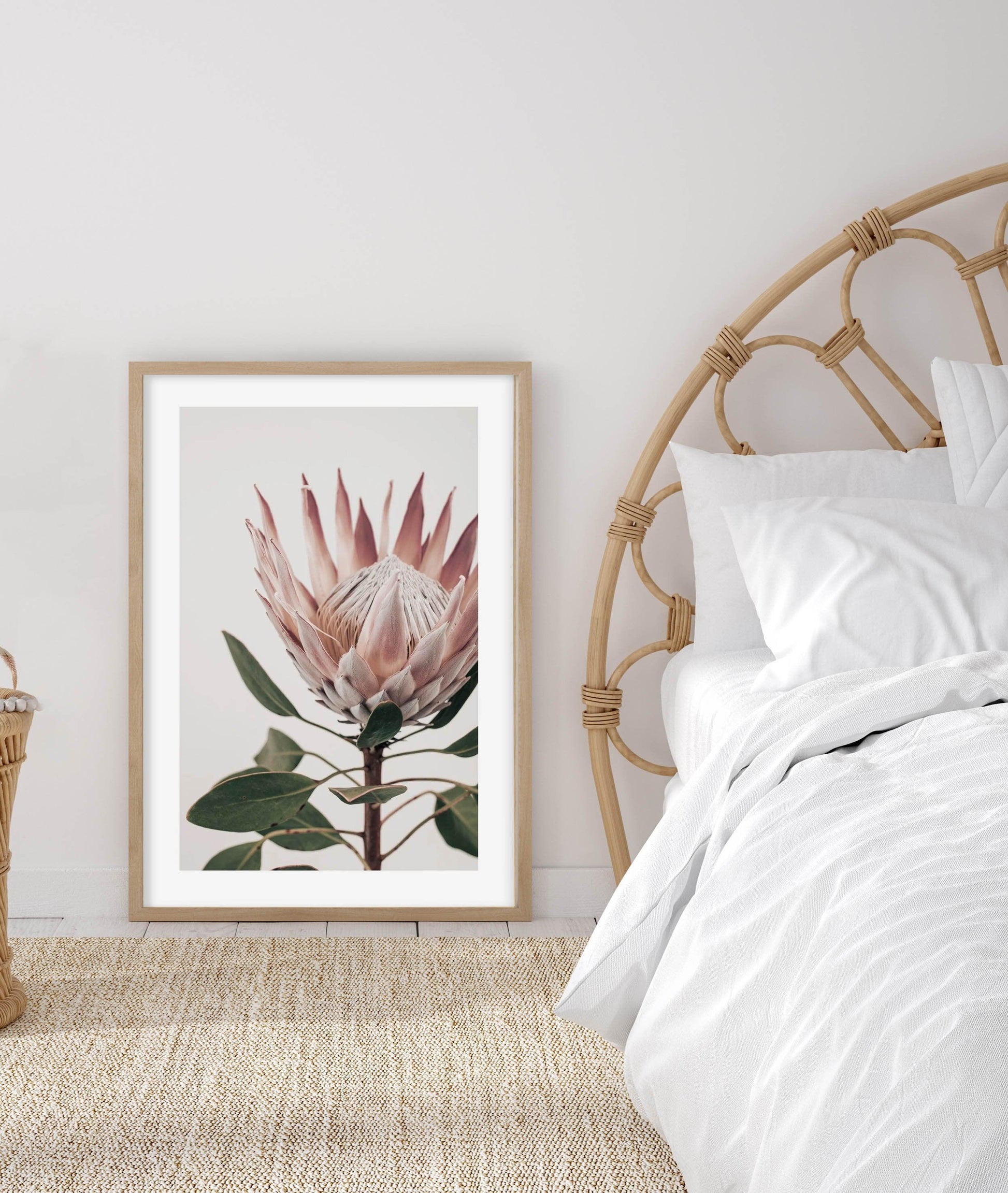 Protea in Overture I Art Print-PRINT-Olive et Oriel-Olive et Oriel-Buy-Australian-Art-Prints-Online-with-Olive-et-Oriel-Your-Artwork-Specialists-Austrailia-Decorate-With-Coastal-Photo-Wall-Art-Prints-From-Our-Beach-House-Artwork-Collection-Fine-Poster-and-Framed-Artwork