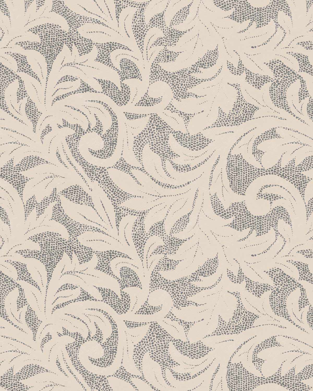 Provence in Charcoal Wallpaper - Olive et Oriel