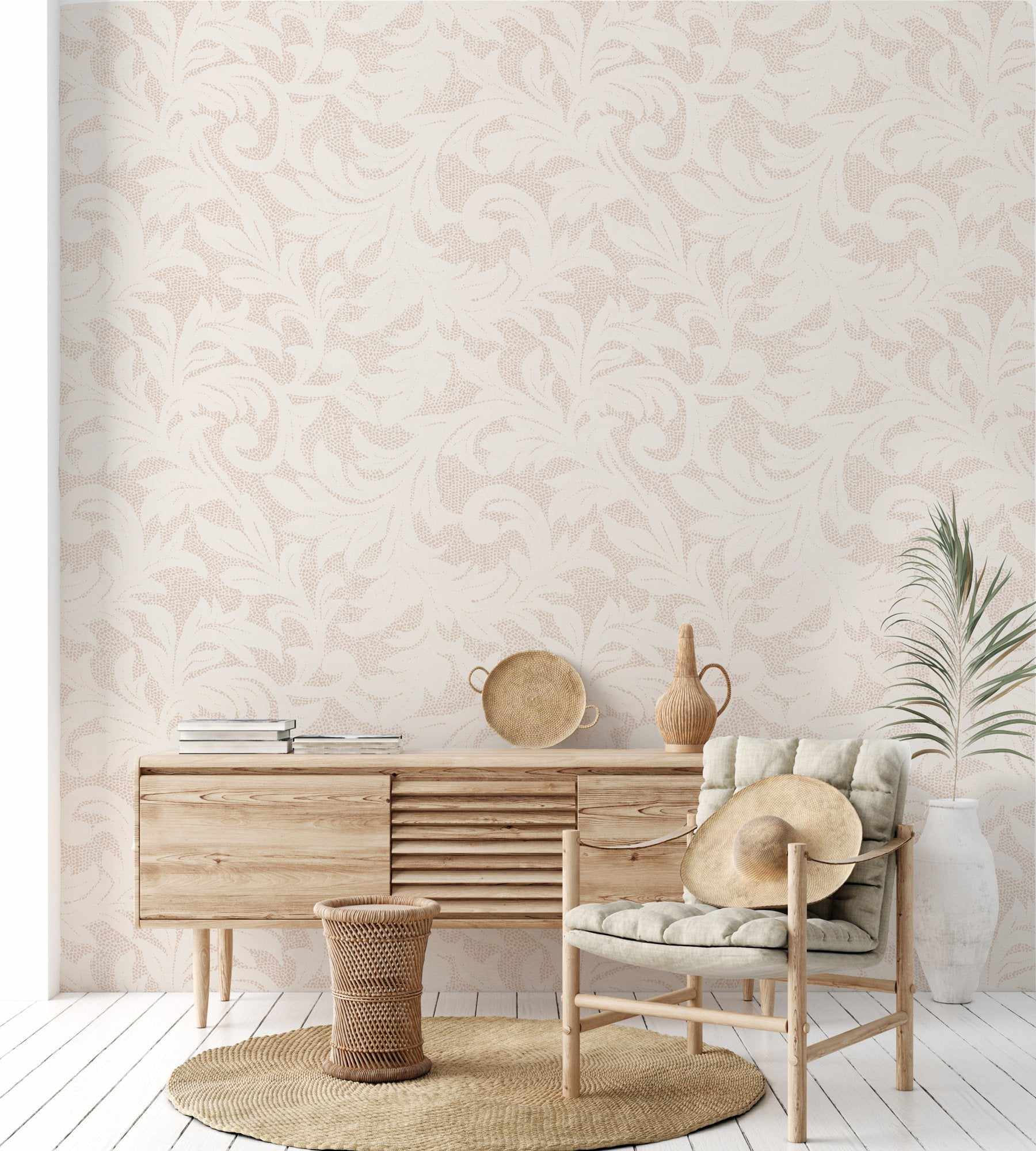 Provence in Sand Wallpaper - Olive et Oriel